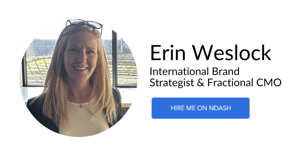 Erin Weslock International Brand Strategist, Content Creation Expert & Fractional CMO