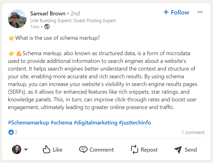 What is schema markup