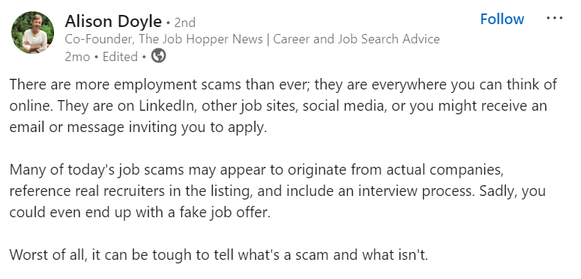 Doyle LinkedIn Job Search